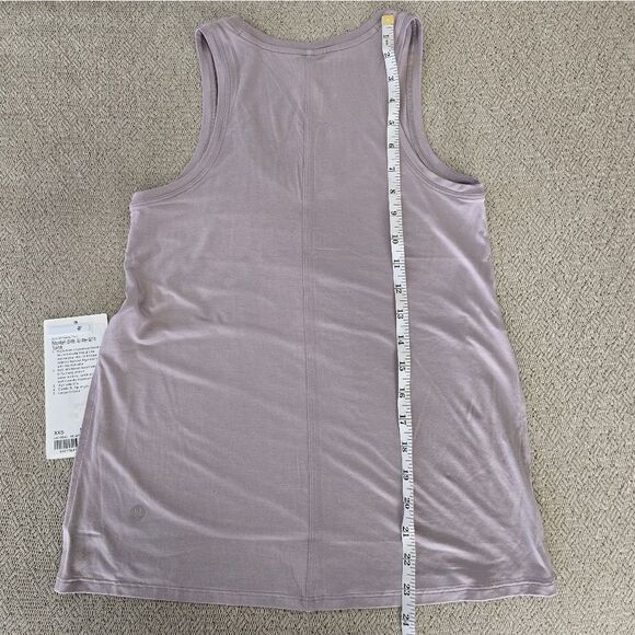 Lululemon Modal Silk Side Slit Purple Gray Athletic Tank Top - XXS - Picture 11 of 11
